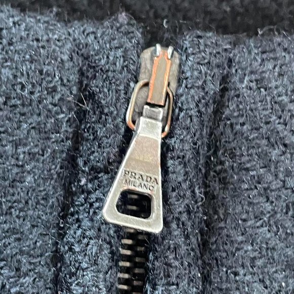 Prada Black Wool Midi Pencil Skirt - Picture 3 of 5